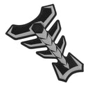 Almofada de tanque de borracha para motocicleta, protetor de gás, capa adesiva, espinha de peixe, genérica