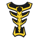 Almofada de tanque de borracha para motocicleta, protetor de gás, capa adesiva, espinha de peixe, genérica