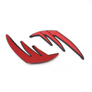 Universal motocicleta moto 3d tanque tração almofada lateral gás aperto de mão protetor genérico