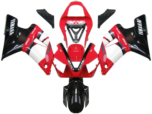 Carenagens 2000-2001 Yamaha YZF-R1 Vermelho Branco Preto R1 Genérico