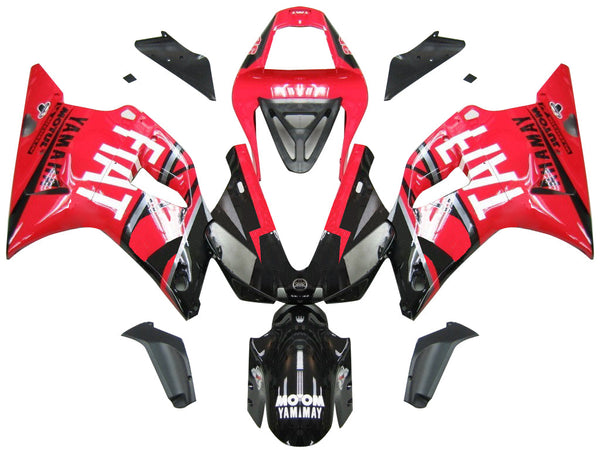 Fairings 2000-2001 Yamaha YZF-R1 Röd Svart Nr 46 FIAT Racing Generic