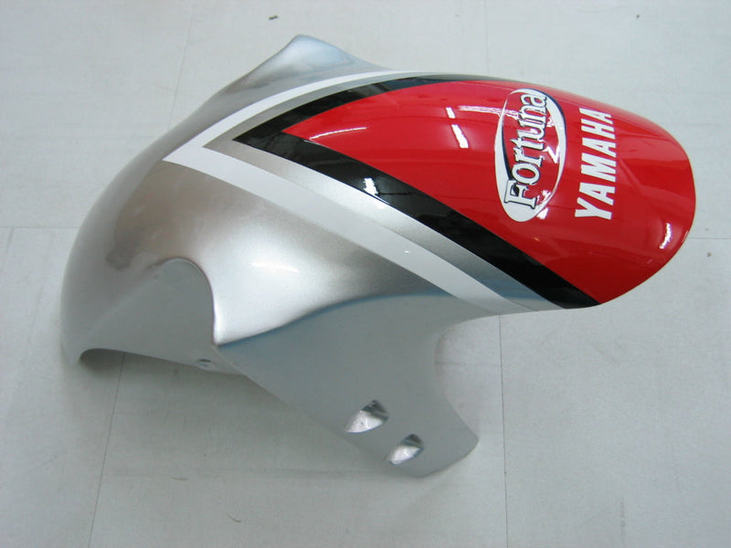 Fairings 2000-2001 Yamaha YZF-R1 Silver Red Fortuna Generic