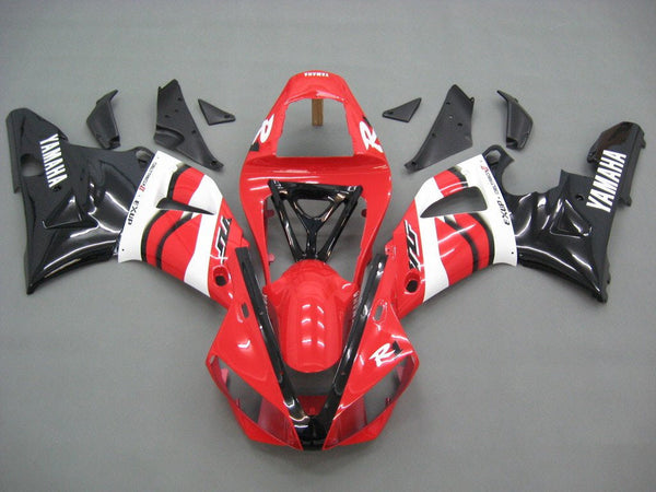 Carenagens 2000-2001 Yamaha YZF-R1 vermelho branco preto YZF genérico