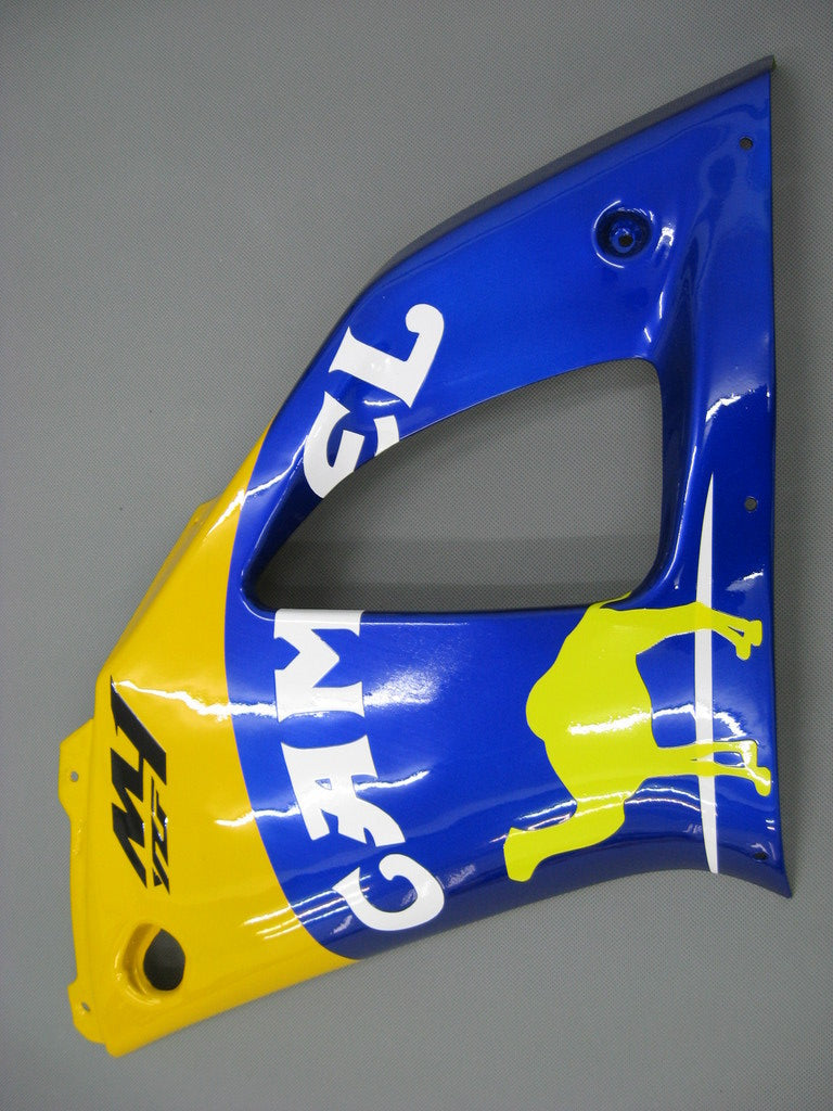 Fairings 2000-2001 Yamaha YZF-R1 Yellow Blue No. 46 Camel Racing Generic