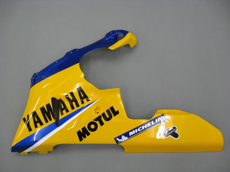 Fairings 2000-2001 Yamaha YZF-R1 Yellow Blue No. 46 Camel Racing Generic