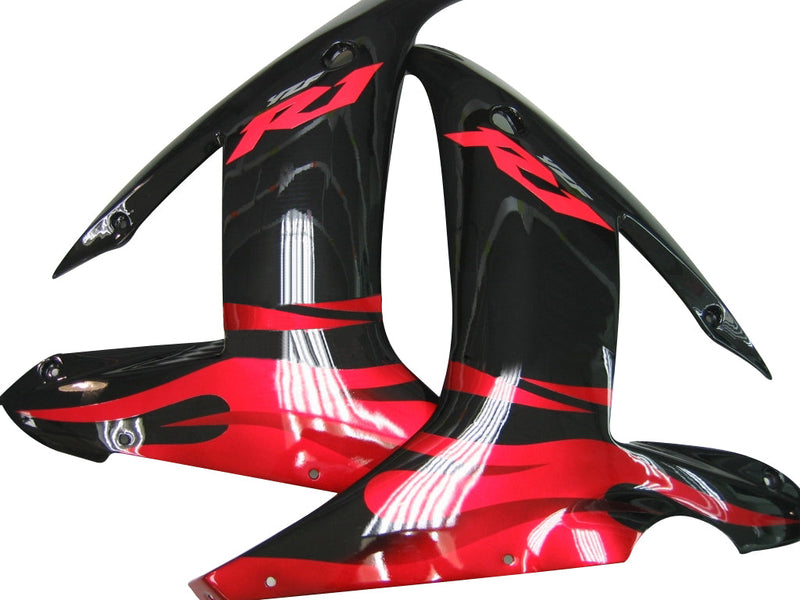 Fairings 2002-2003 Yamaha YZF-R1 Svart Rød Tribal R1 Racing Generisk