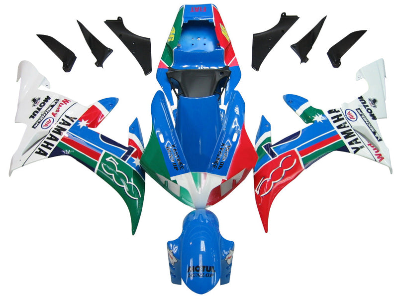 Carenados 2002-2003 Yamaha YZF-R1 Multicolor No. 46 R1 Racing Generic