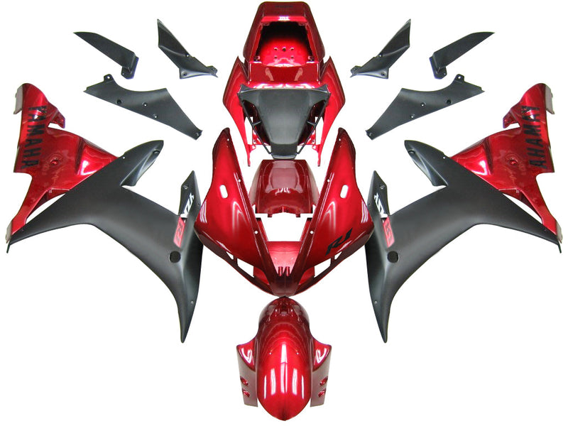 For YZF 1000 R1 2002-2003 Bodywork Fairing Red ABS Injection Molded Plastics Set