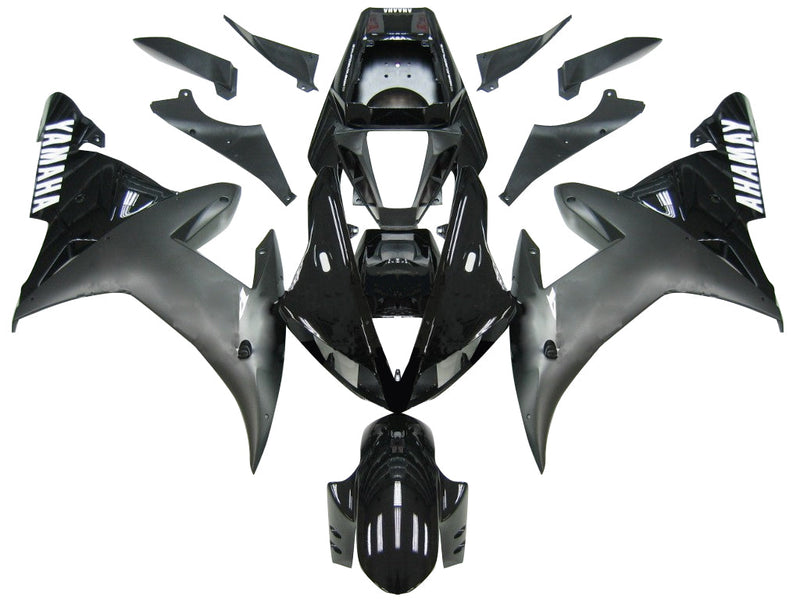 Fairings 2002-2003 Yamaha YZF-R1Contrast Black R1 Racing Generic