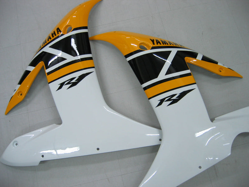 Carenados 2002-2003 Yamaha YZF-R1 Amarillo Blanco Negro R1 Racing Generic