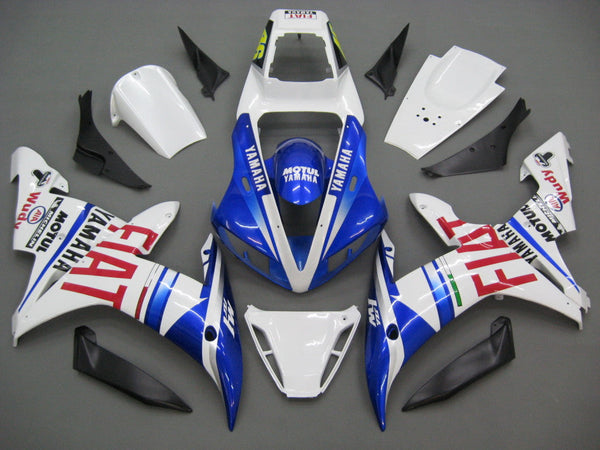 Fairings 2002-2003 Yamaha YZF-R1 Vit Blå Nr 46 FIAT Generic