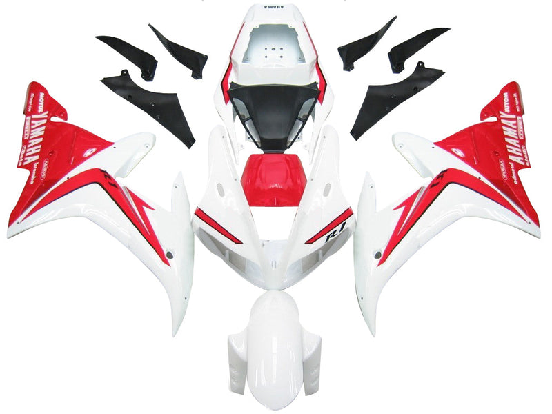 Carenados 2002-2003 Yamaha YZF-R1 Blanco Rojo R1 Genérico