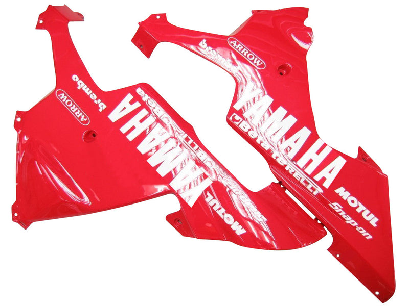 Carenagens 2002-2003 Yamaha YZF-R1 Branco Vermelho R1 Racing Genérico