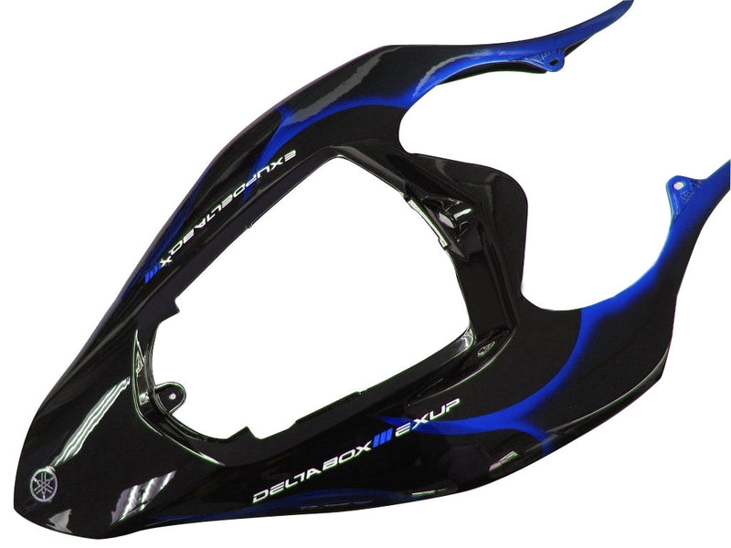 Carenados 2004-2006 Yamaha YZF-R1 Negro y Azul Flame R1 Genérico