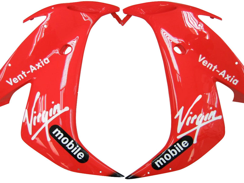 Carenados 2004-2006 Yamaha YZF-R1 Rojo Negro Virgin Mobile Racing Generic