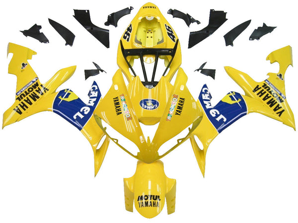 Carenagens 2004-2006 Yamaha YZF-R1 Amarelo Azul Camel Genérico