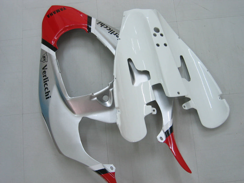 Fairings 2004-2006 Yamaha YZF-R1 Red Silver Fortuna R1 Racing Generic