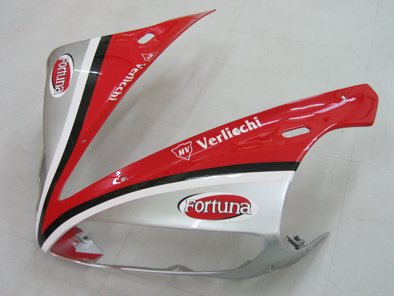 Owiewki 2004-2006 Yamaha YZF-R1 Czerwone Srebrne Fortuna R1 Racing Ogólne