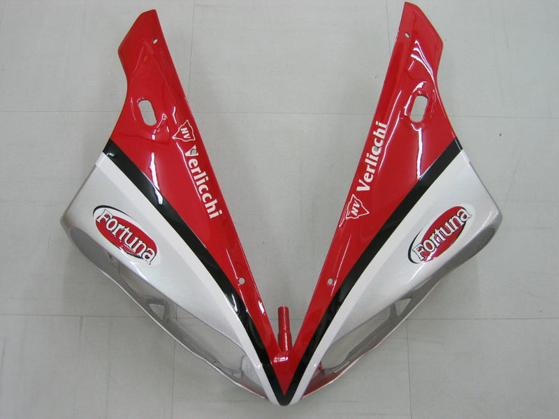 Owiewki 2004-2006 Yamaha YZF-R1 Czerwone Srebrne Fortuna R1 Racing Ogólne