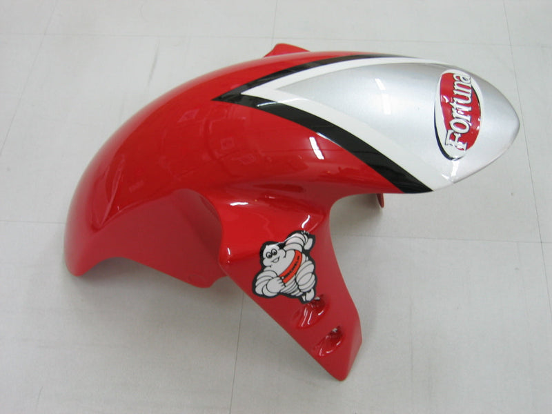 Carenados 2004-2006 Yamaha YZF-R1 Rojo Plata Fortuna R1 Racing Generic