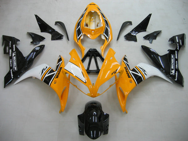 Carenados 2004-2006 Yamaha YZF-R1 Amarillo Negro Motul Genérico