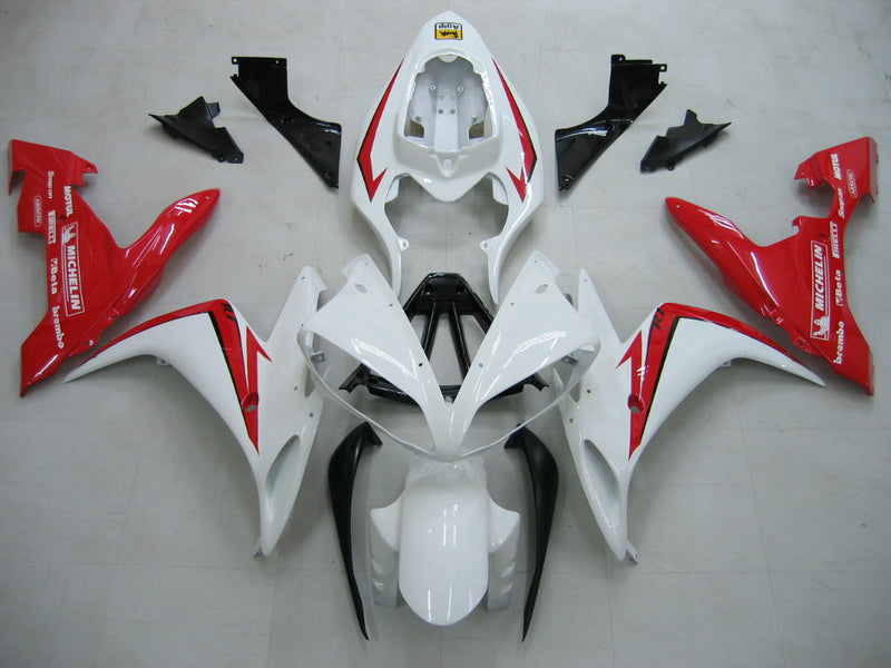 Fairings 2004-2006 Yamaha YZF-R1 Hvit Rød R1 Generisk