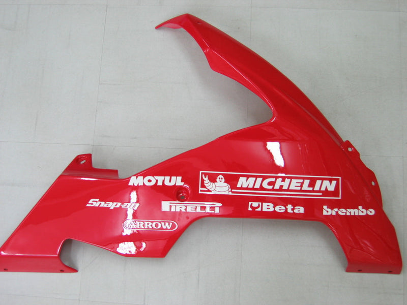 Carenagens 2004-2006 Yamaha YZF-R1 Branco Vermelho R1 Racing Genérico