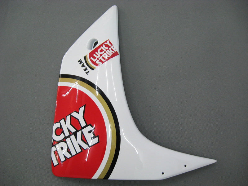 Carenagens 2007-2008 Yamaha YZF-R1 branco vermelho Lucky Strike Racing genérico