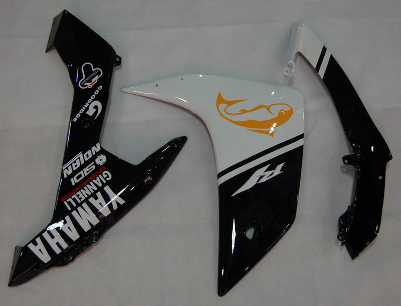 Fairings 2007-2008 Yamaha YZF-R1 Svart Vit R1 Generisk