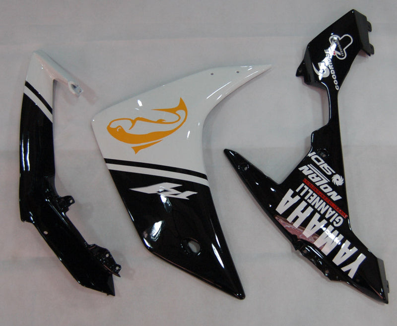 Fairings 2007-2008 Yamaha YZF-R1 Sort Hvit R1 Generisk