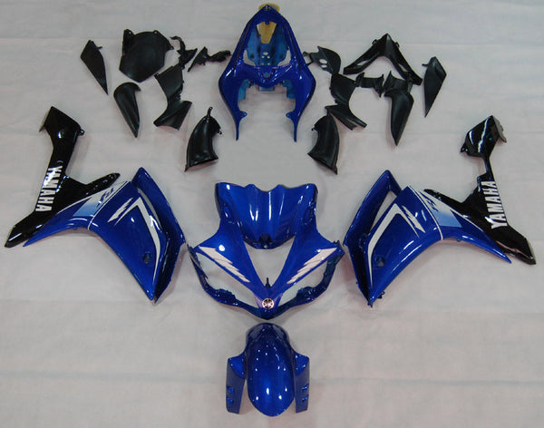 Carenados 2007-2008 Yamaha YZF-R1 Azul Negro R1 Genérico