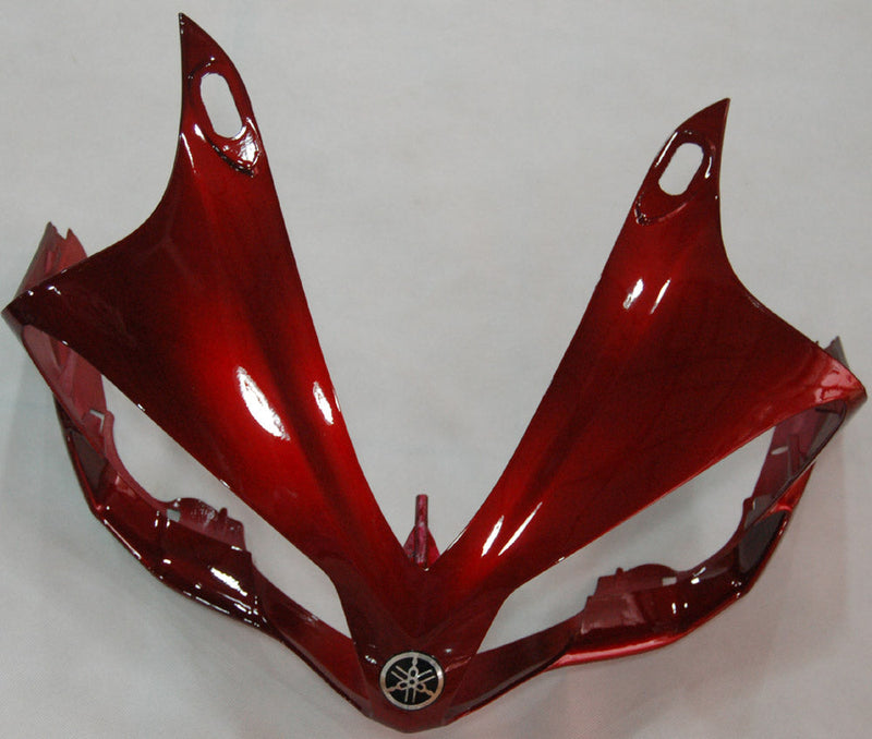 Carenados 2007-2008 Yamaha YZF-R1 Rojo Cereza Negro R1 Genérico