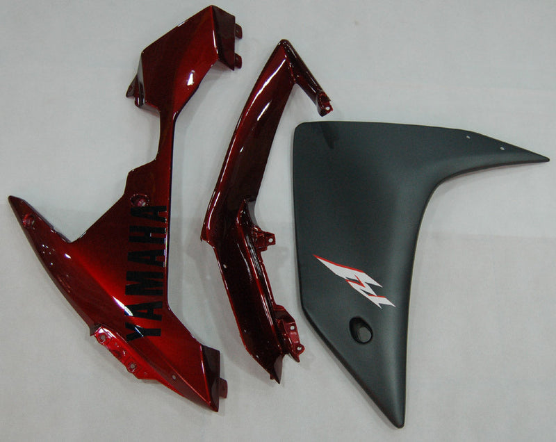 Carenados 2007-2008 Yamaha YZF-R1 Rojo Cereza Negro R1 Genérico