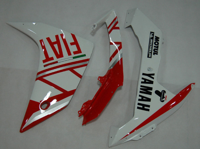 Carenados 2007-2008 Yamaha YZF-R1 Rojo Blanco FIAT R1 Racing Generic