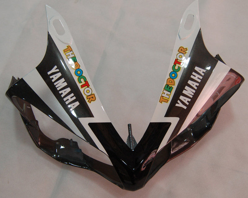 Fairings 2007-2008 Yamaha YZF-R1 Svart Vit FIAT R1 Racing Generic