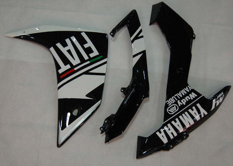 Fairings 2007-2008 Yamaha YZF-R1 Svart FIAT R1 Racing Generic