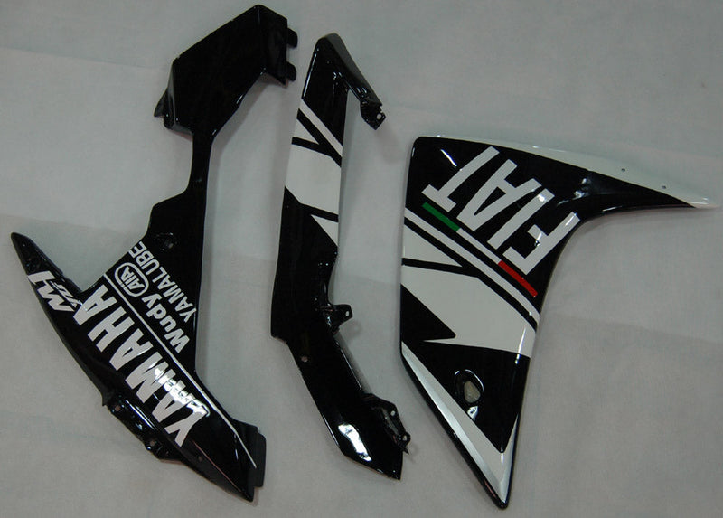 Fairings 2007-2008 Yamaha YZF-R1 Svart FIAT R1 Racing Generisk