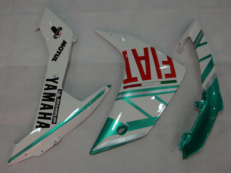 Fairings 2007-2008 Yamaha YZF-R1 Green Emerald White FIAT Racing Generic