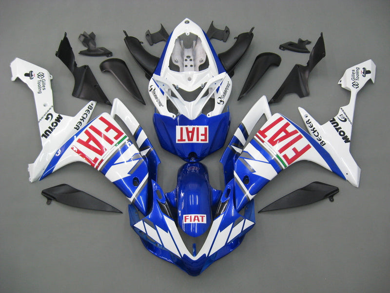 Verkleidungen 2007-2008 Yamaha YZF-R1 Blau Weiß FIAT Generic