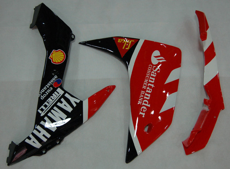 Fairings 2007-2008 Yamaha YZF-R1 Rød Svart Santander Bank Generisk