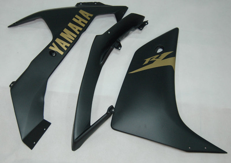 Carenados 2007-2008 Yamaha YZF-R1 Negro Mate y Oro R1 Racing Generic