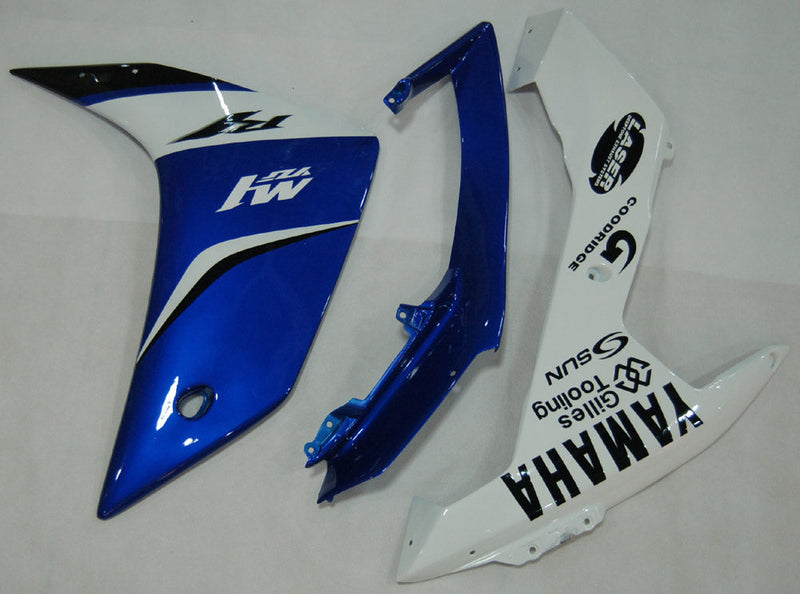 Fairings 2007-2008 Yamaha YZF-R1 Blå Vit R1 Racing Generic