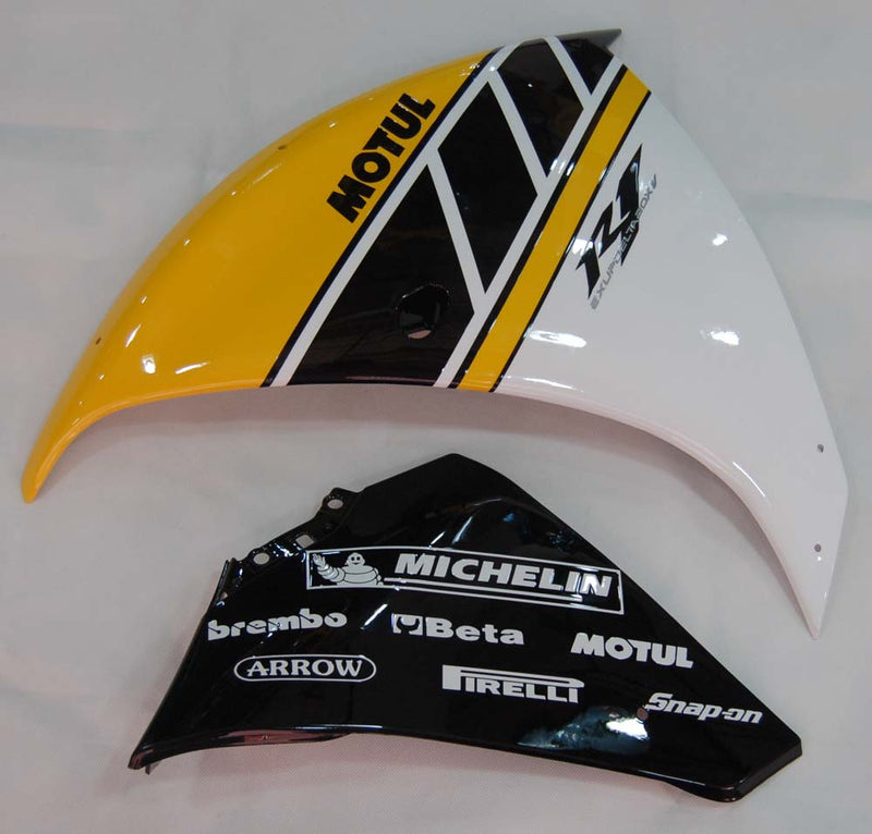 Carenagens 2009-2011 Yamaha YZF-R1 Amarelo Preto Motul R1 Racing Generic