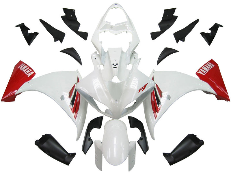 Kotelot 2009-2011 Yamaha YZF-R1 valkoinen punainen R1 Racing Generic