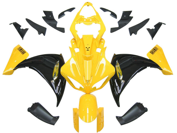 Carenagens 2009-2011 Yamaha YZF-R1 Amarelo Preto R1 Genérico