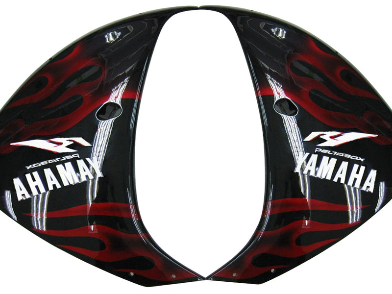 Verkleidungen 2009-2011 Yamaha YZF-R1 Black &amp; Red Flame Racing Generic