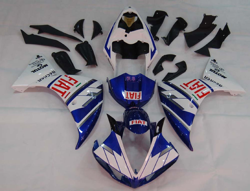 Owiewki 2009-2011 Yamaha YZF-R1 Biało-niebieski FIAT R1 Racing Generic