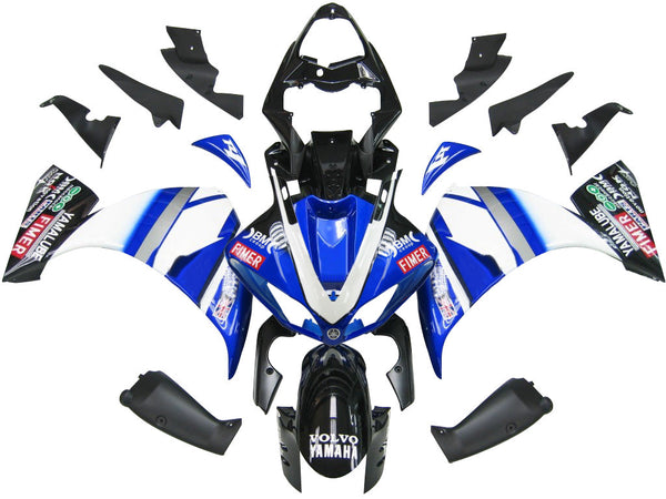 Carenados 2009-2011 Yamaha YZF-R1 Azul Negro BMC R1 Racing Generic