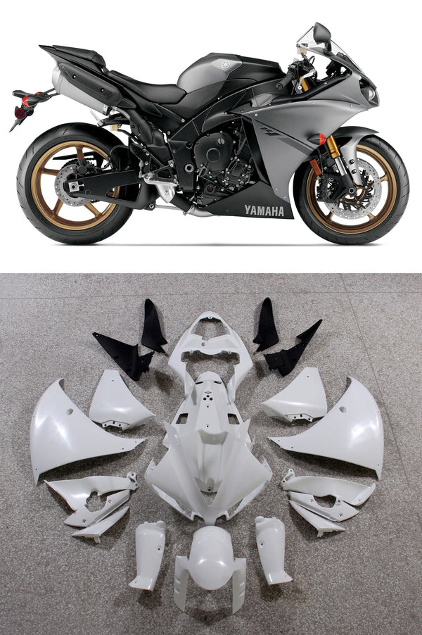 Plastic Fairings 2012-2014 Yamaha YZF R1 Grå R1 Generisk