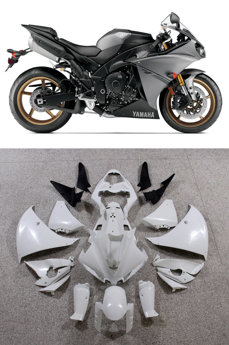 Carenados de plástico 2012-2014 Yamaha YZF R1 Gris R1 Genérico